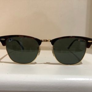 Rayban Clubmaster Tortoise Sunglasses